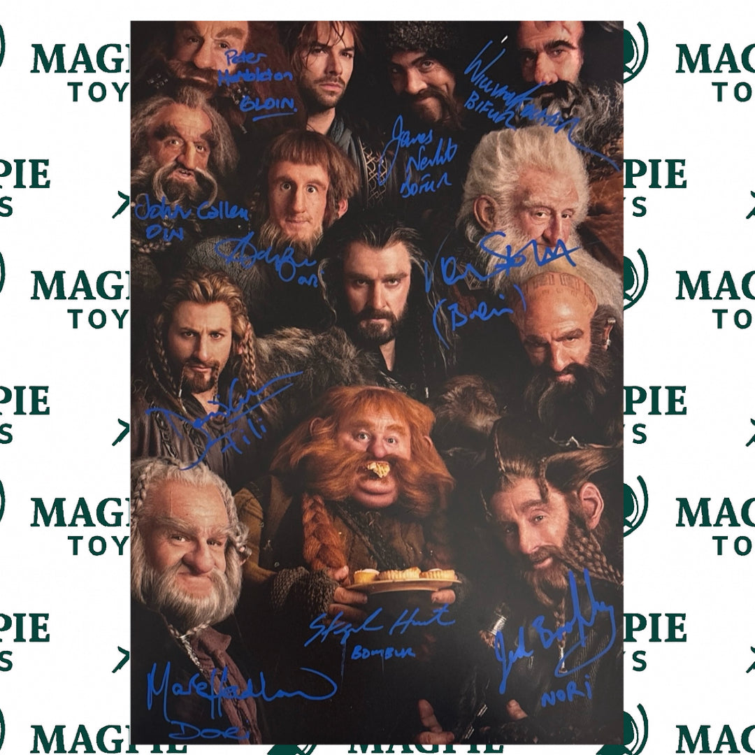 The Hobbit Dwarf Headshot Poster 12x18 - X10 Autographs