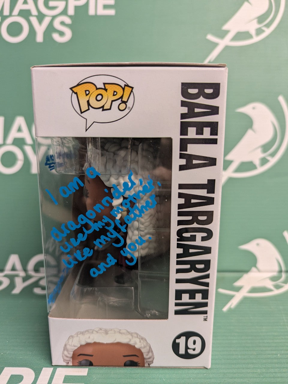 Bethany Anotonia Signed Baela Targaryen Funko Pop - House of The Dragon