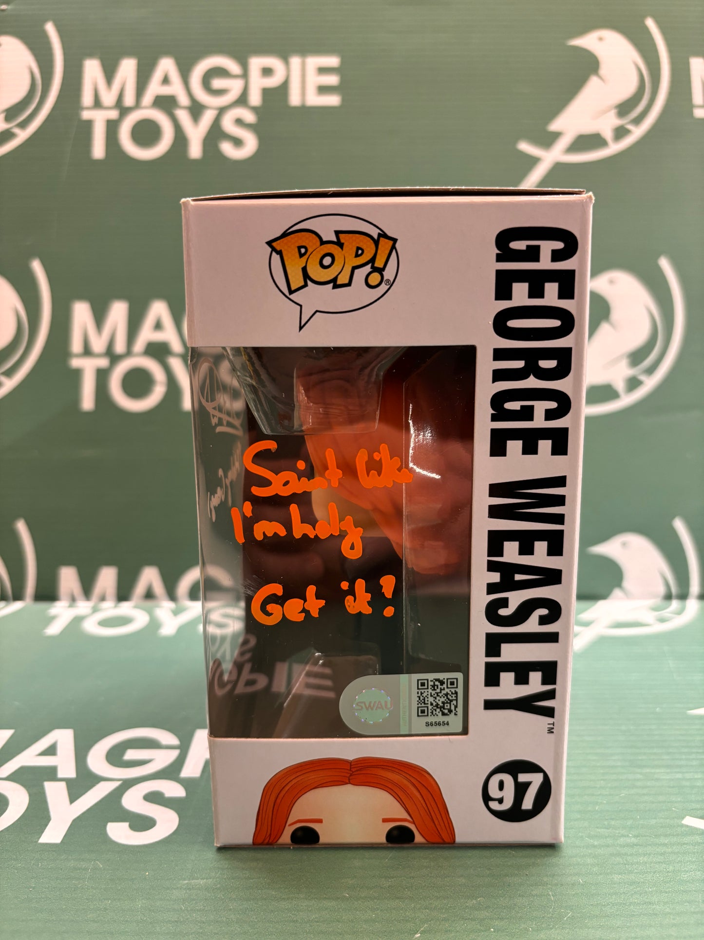 Oliver Phelps Signed George Weasley Funko Pop - Harry Potter