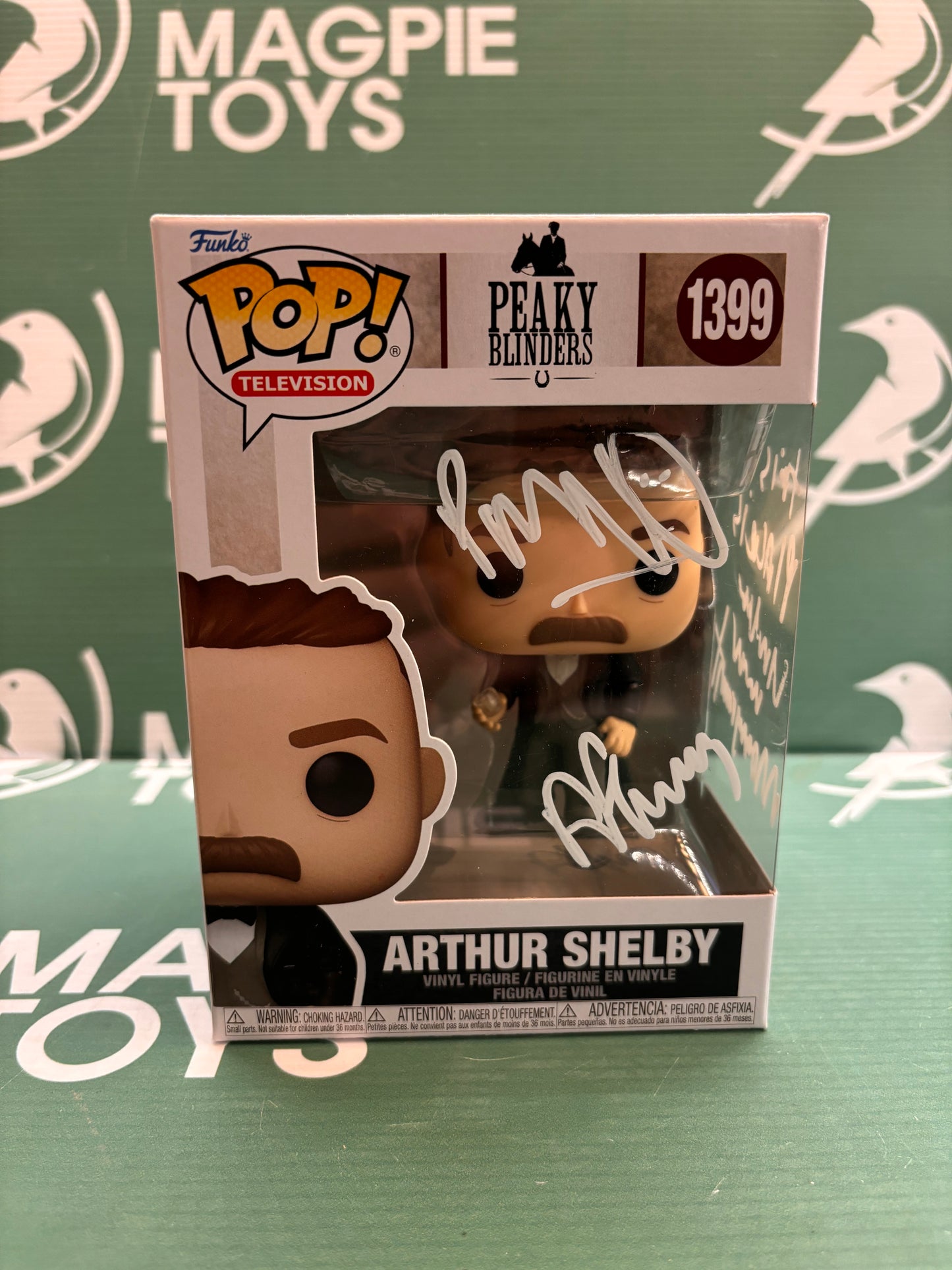 Paul Anderson Signed Arthur Shelby Funko Pop - Peaky Blinders