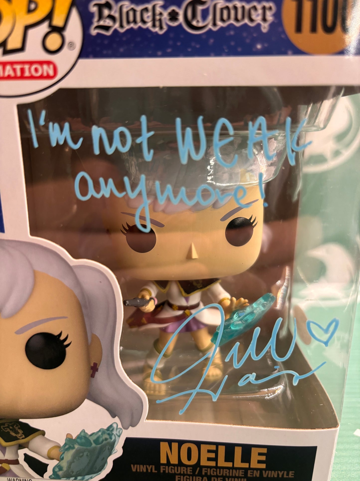 Jill Harris Signed Noelle Funko Pop - Black Clover