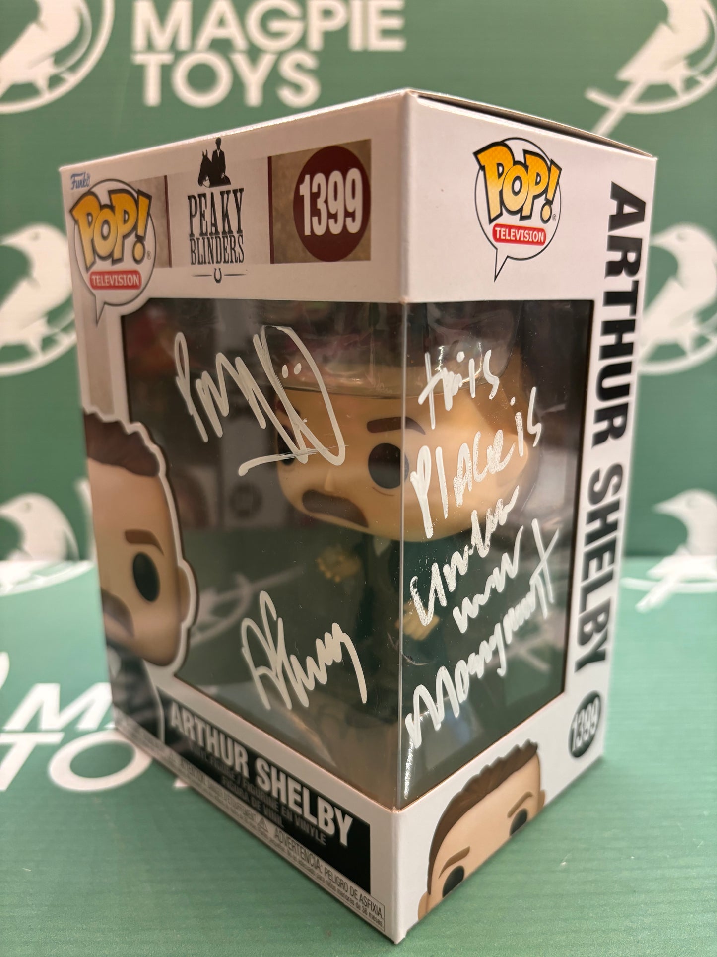 Paul Anderson Signed Arthur Shelby Funko Pop - Peaky Blinders