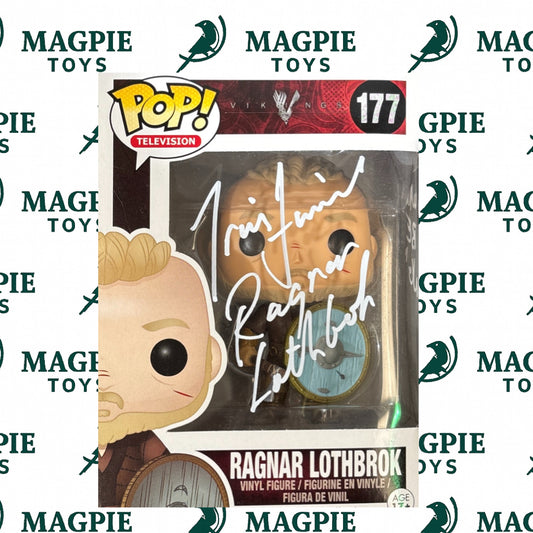 Travis Fimmel Signed Ragnar Funko Pop 177 - Quoted - VIKINGS