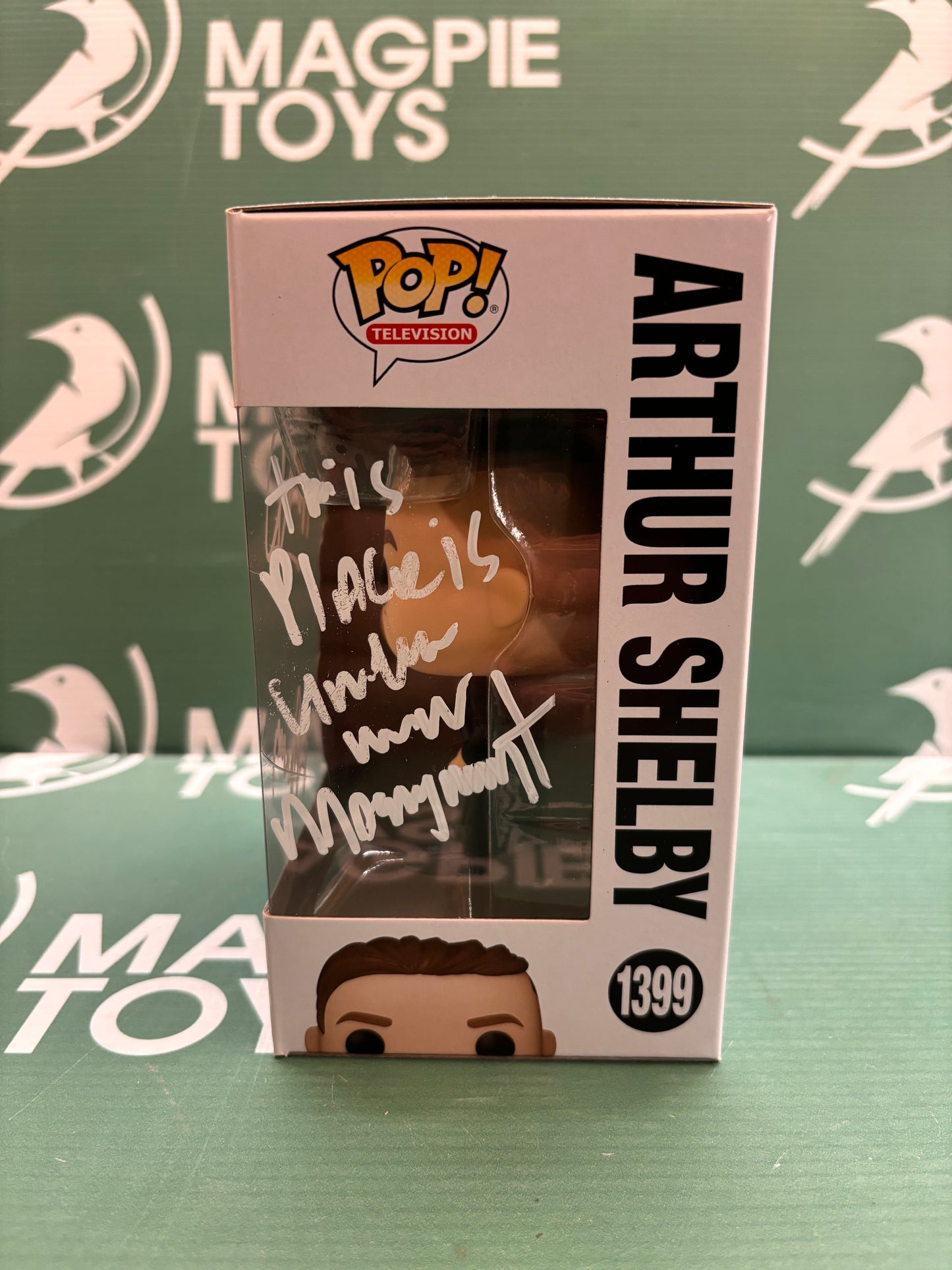 Paul Anderson Signed Arthur Shelby Funko Pop - Peaky Blinders