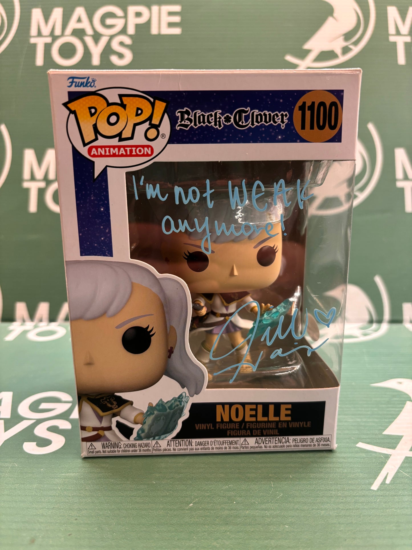 Jill Harris Signed Noelle Funko Pop - Black Clover