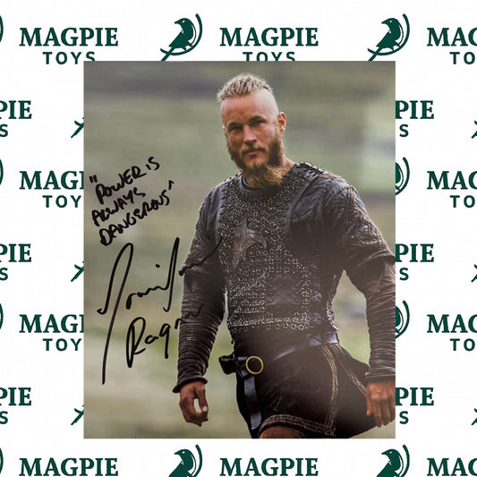 Travis Fimmel Signed Ragnar 11x14 Print - Quoted - VIKINGS