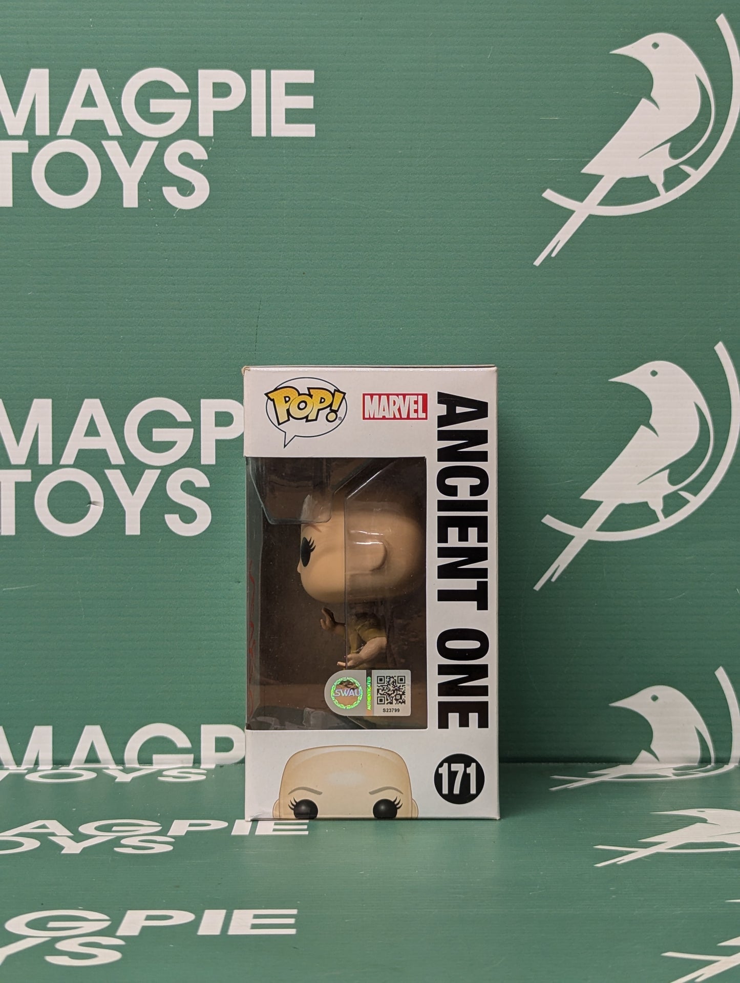 Tilda Swinton Signed Ancient One Funko Pop - Marvel Autograph Red COA