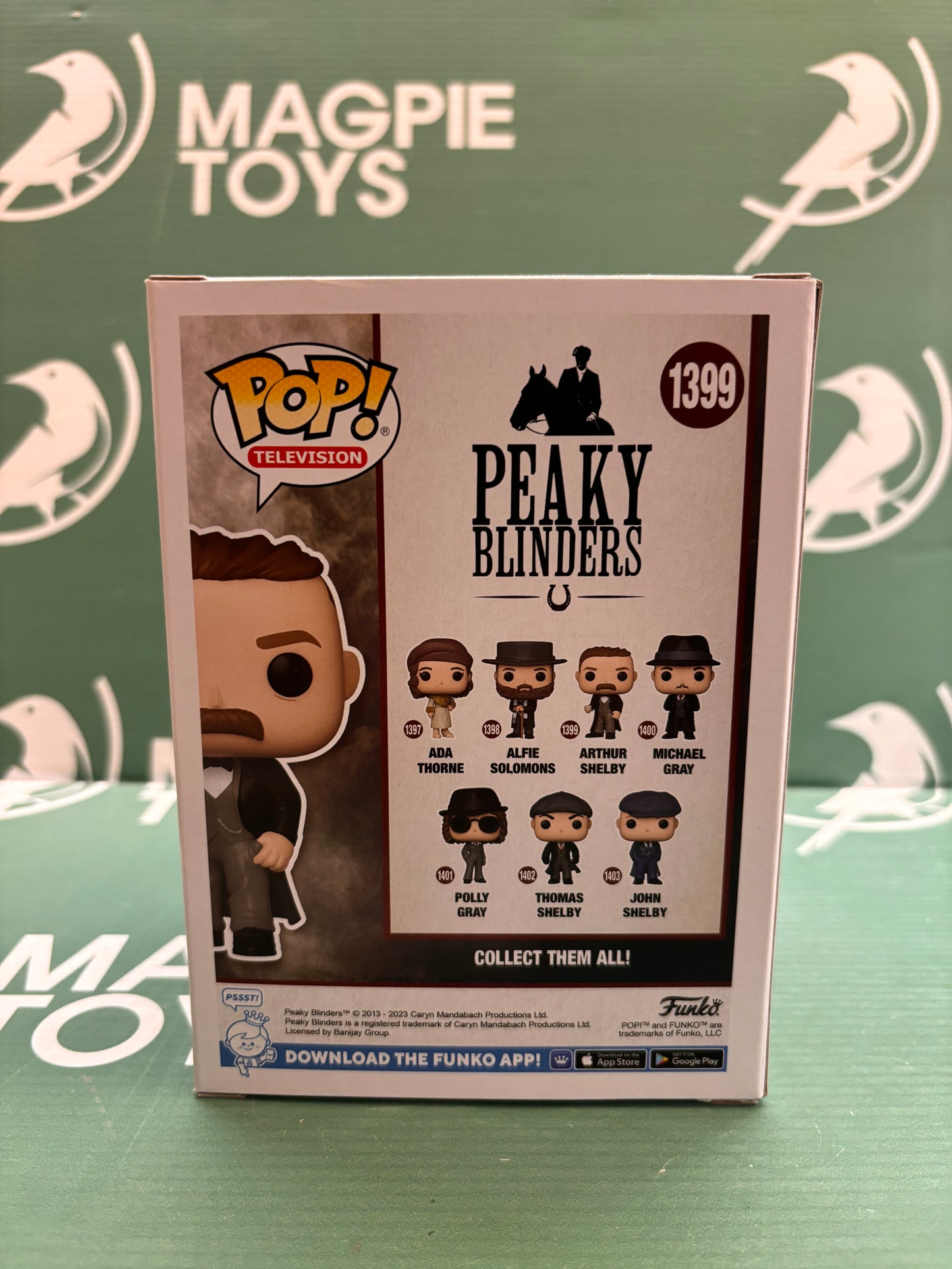 Paul Anderson Signed Arthur Shelby Funko Pop - Peaky Blinders