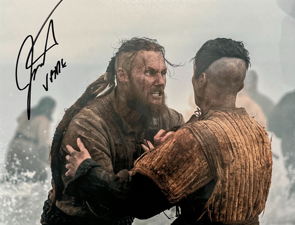 Jordan Patrick Smith Signed Ubbe 11x14 Print - Vikings