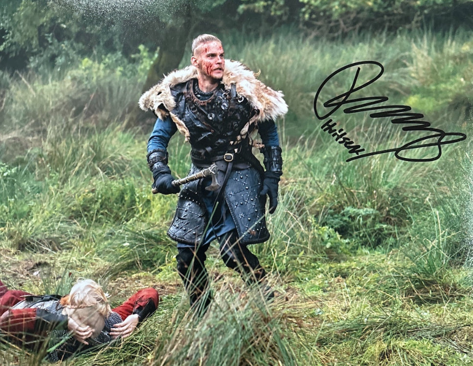 Marco Ilso Signed Hvitserk 11x14 Print - Vikings