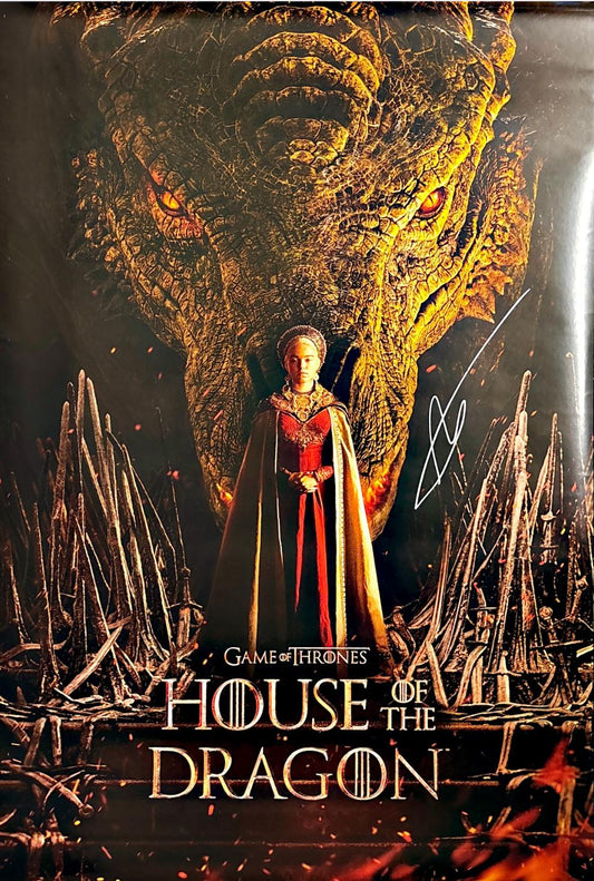 Milly Alcock Signed House Of The Dragon Poster