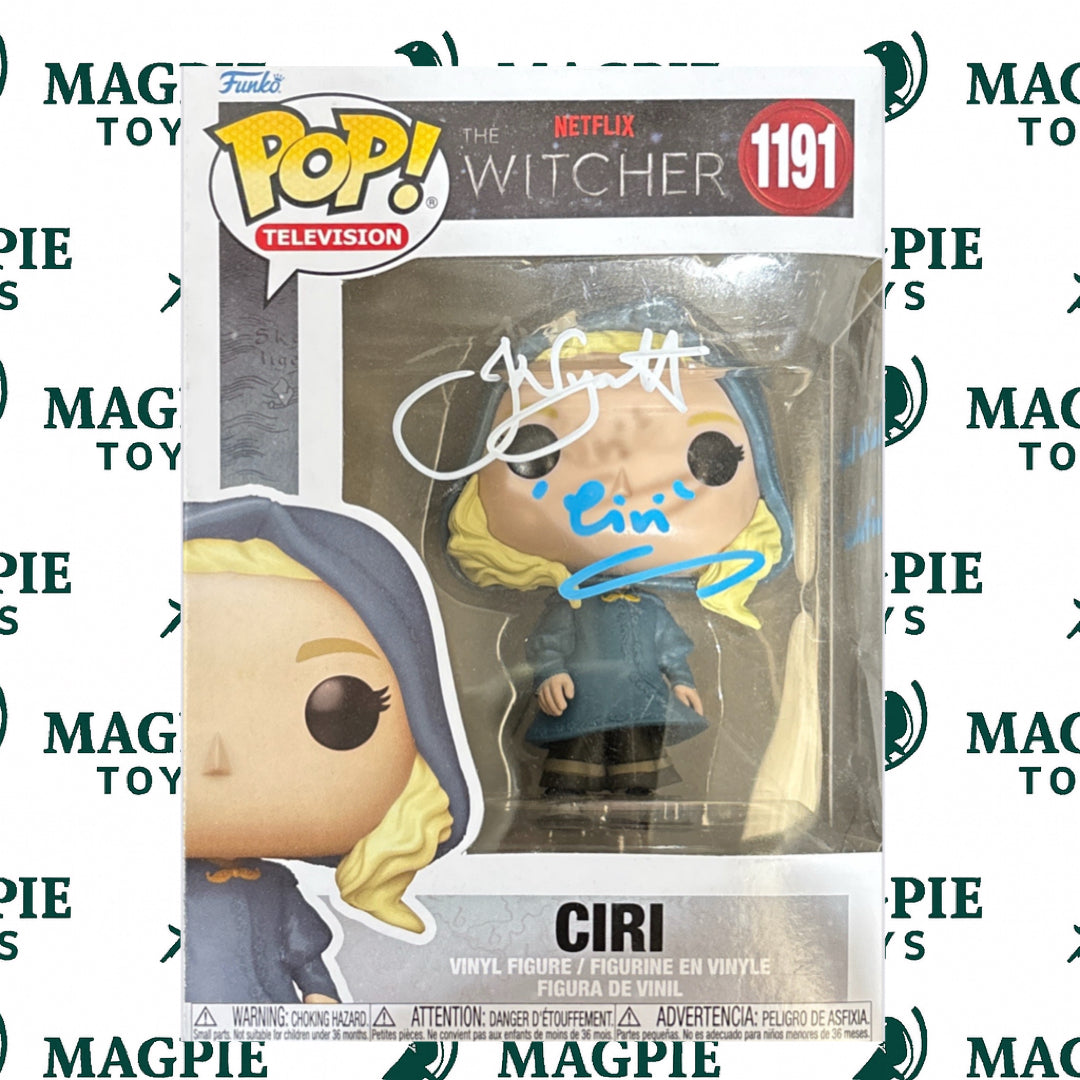 Jo Wyatt Signed Ciri 1191 Funko Pop - The Witcher