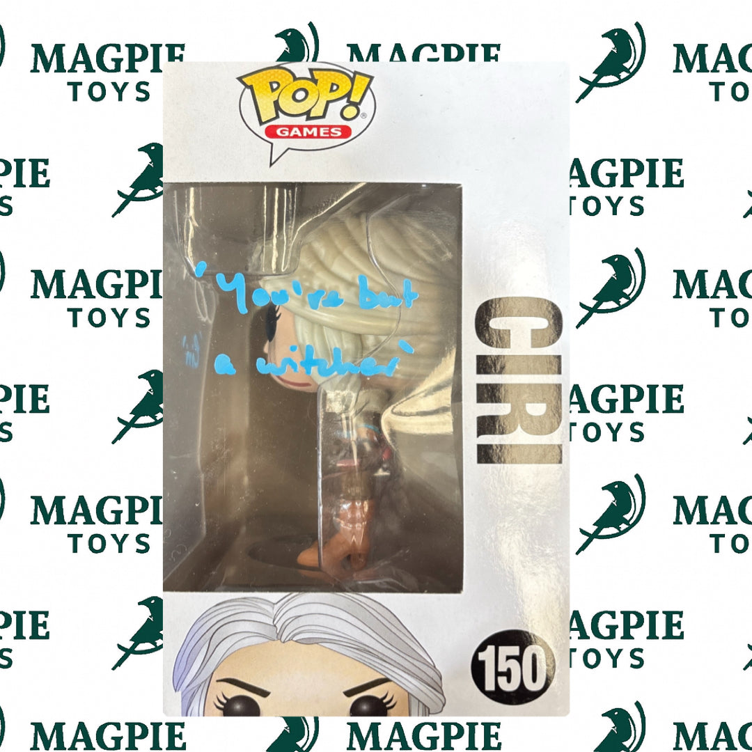 Jo Wyatt Signed Ciri 150 Funko Pop - The Witcher