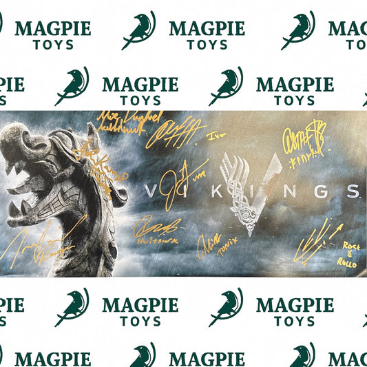 Vikings Multi Signed 10x20 Poster - Nine Autographs