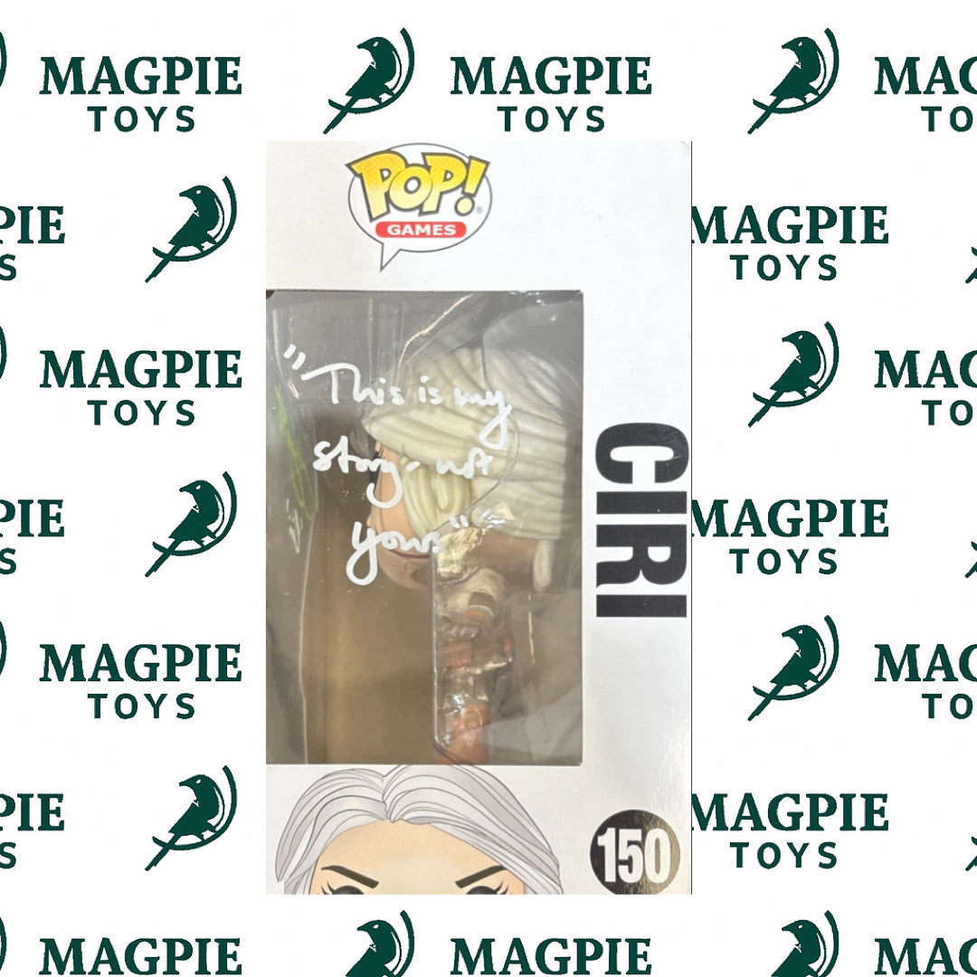 Jo Wyatt Signed Ciri 150 Funko Pop - The Witcher