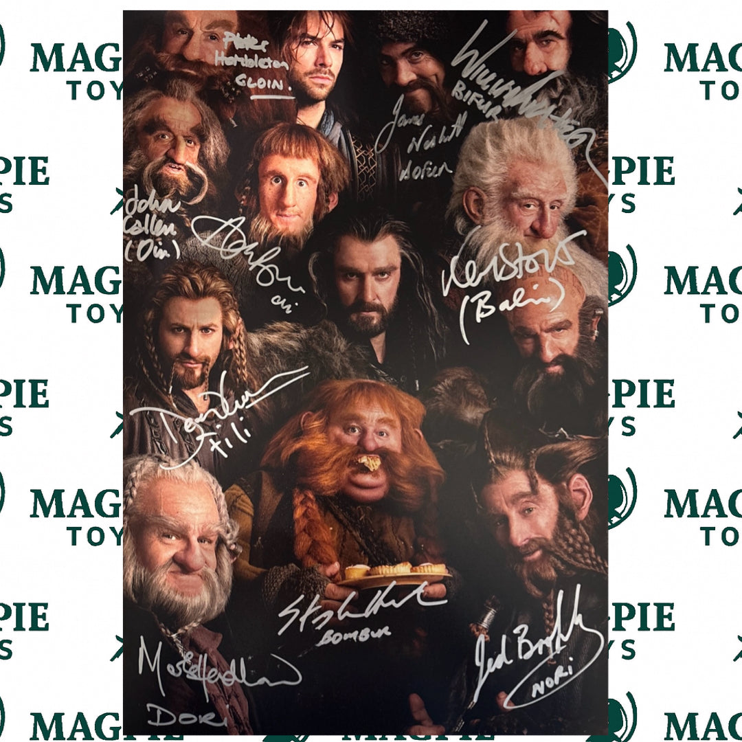 The Hobbit Dwarf Headshot Poster 12x18 - X10 Autographs