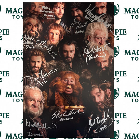 The Hobbit Dwarf Headshot Poster 12x18 - X10 Autographs