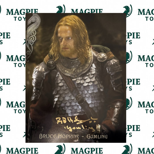 Bruce Hopkins Signed Gamling 8x10 - Lord Of The Rings