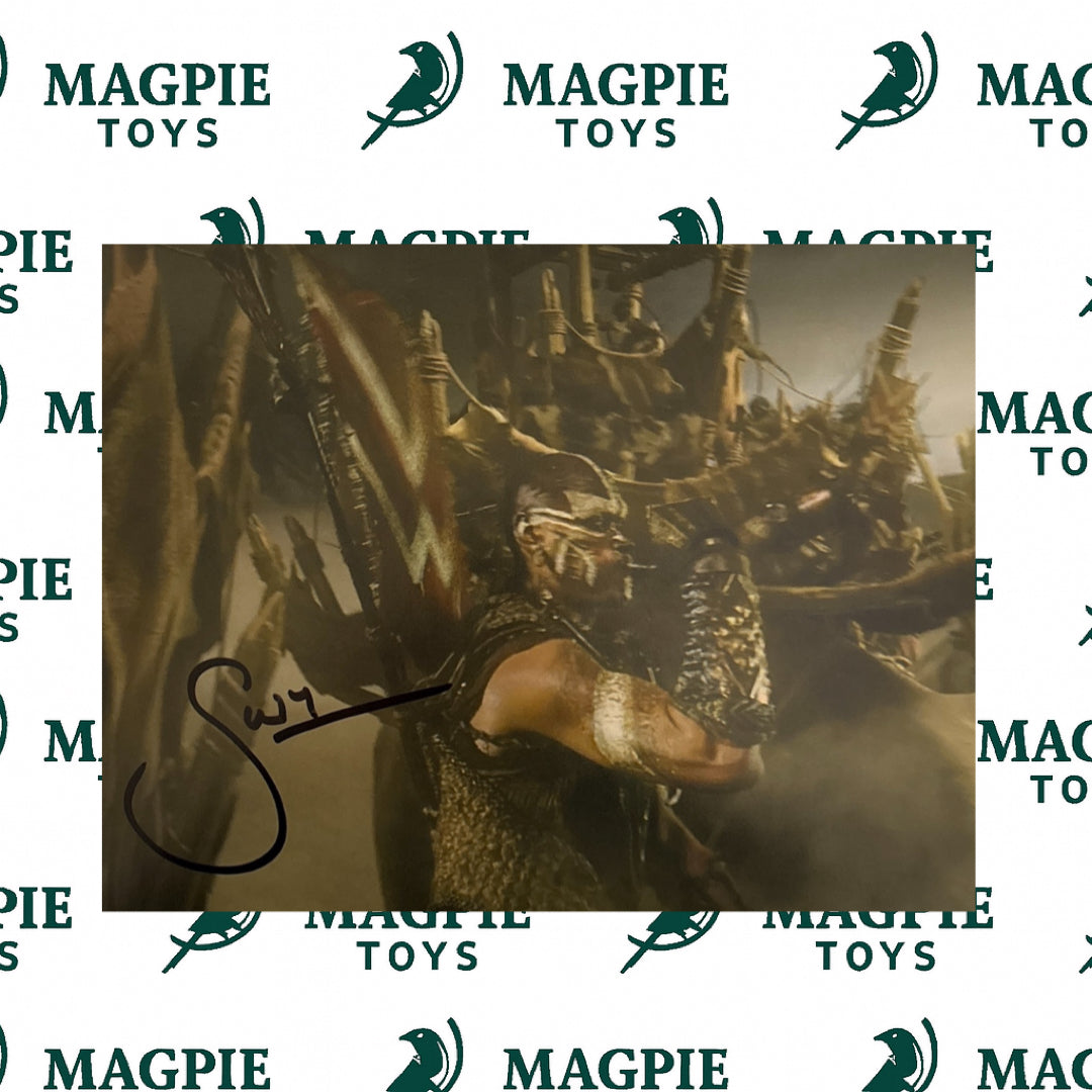 Shane Rangi Signed Hareadim Rider 8x10 - Lord Of The Rings