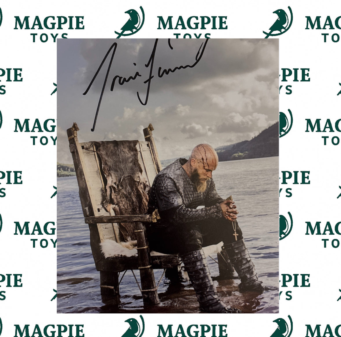 Travis Fimmel Signed Ragnar 8x10 Print - VIKINGS