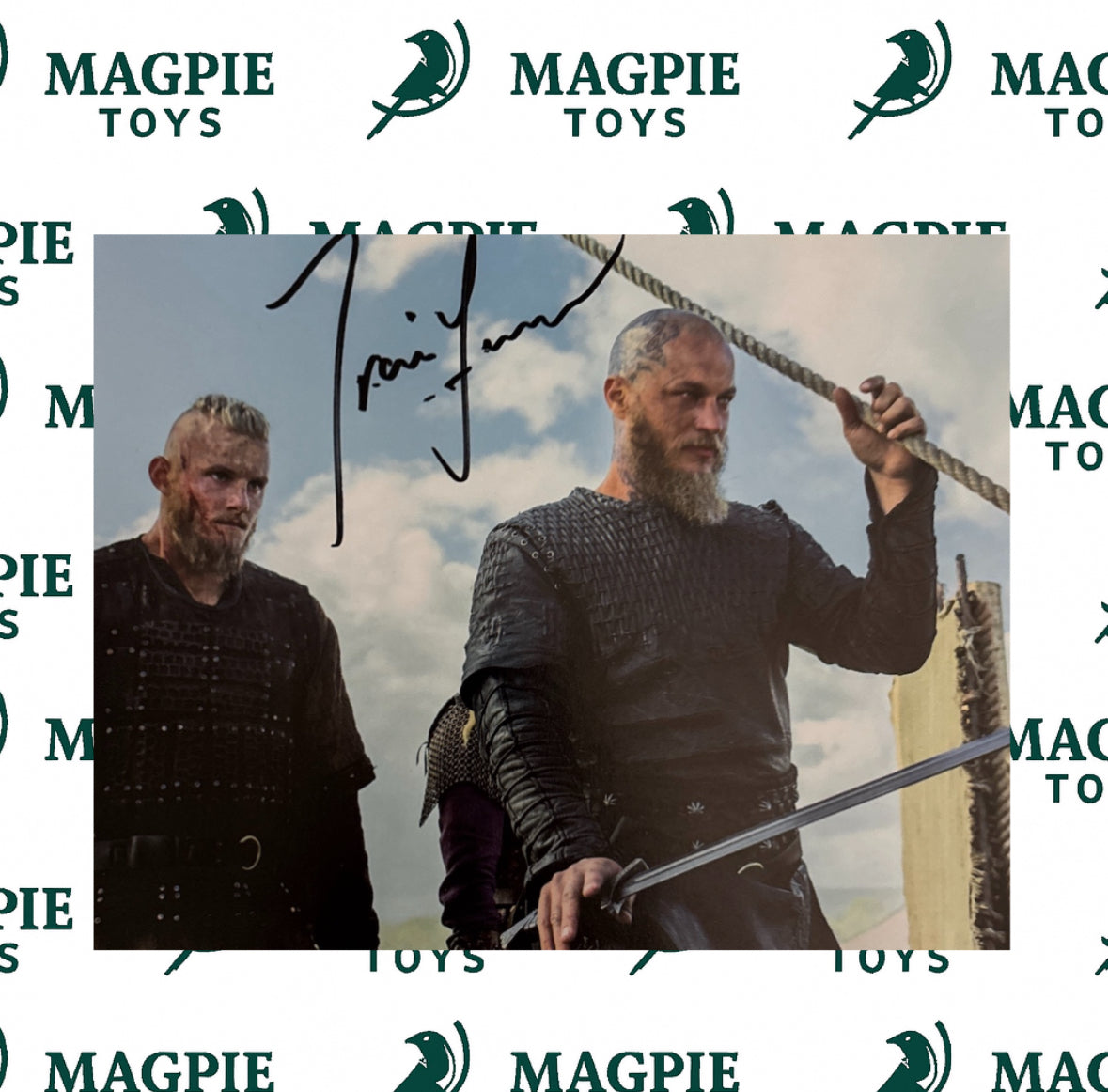 Travis Fimmel Signed Ragnar 8x10 Print - VIKINGS