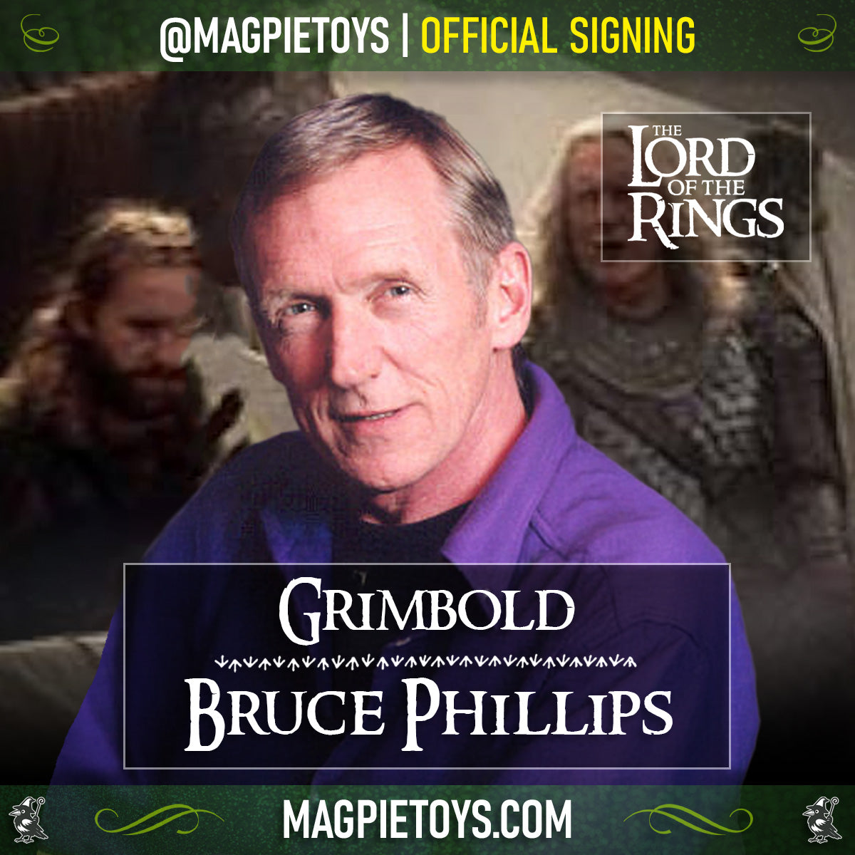 Bruce Phillips Autograph Signing