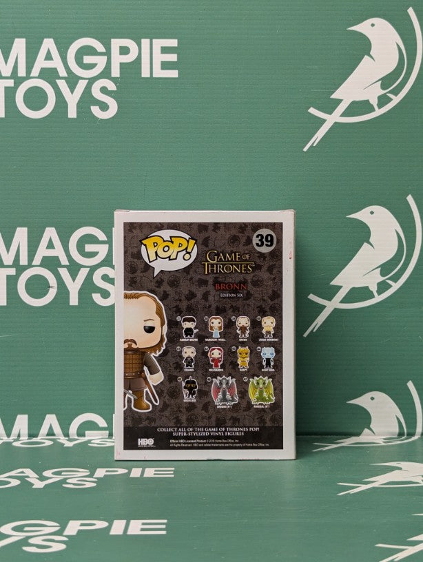 Jerome Flynn Signed Bronn Funko Pop - Game Of Thrones