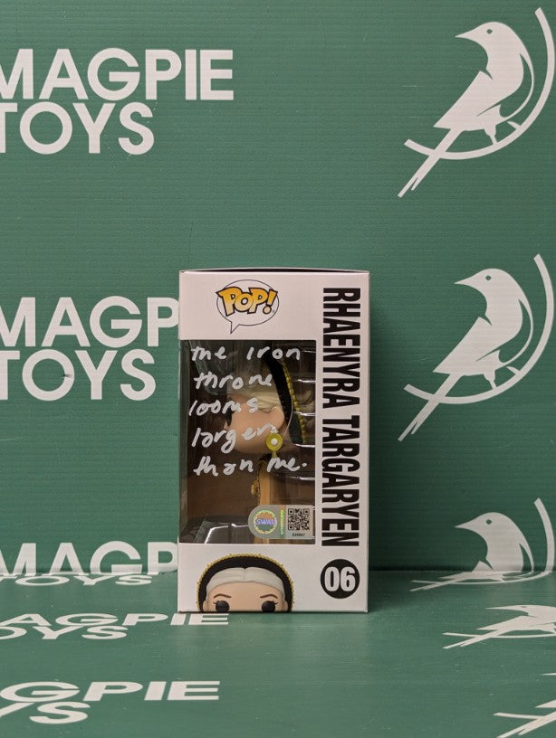 Milly Alcock Signed Rhaenyra Targaryen Funko Pop - House Of The Dragon