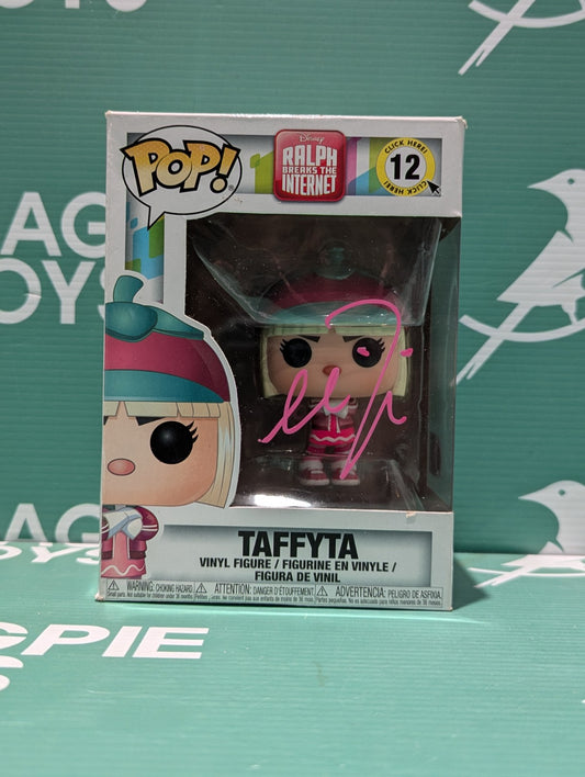 Melissa Villasenor Signed Taffyta Funko Pop - Ralph Breaks the Internet