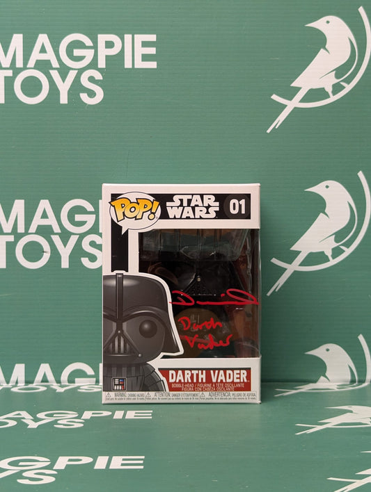 Daniel Naprous Signed Darth Vader Funko Pop - Star Wars