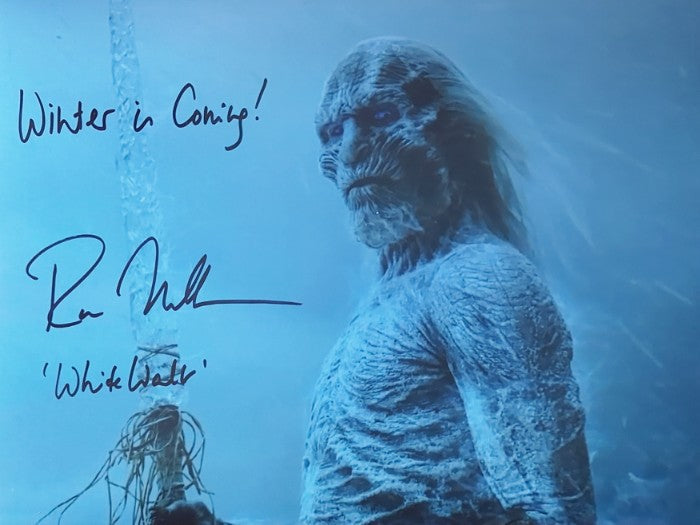 Ross Mullan Signed White Walker 12x16 Print - Game Of Thrones