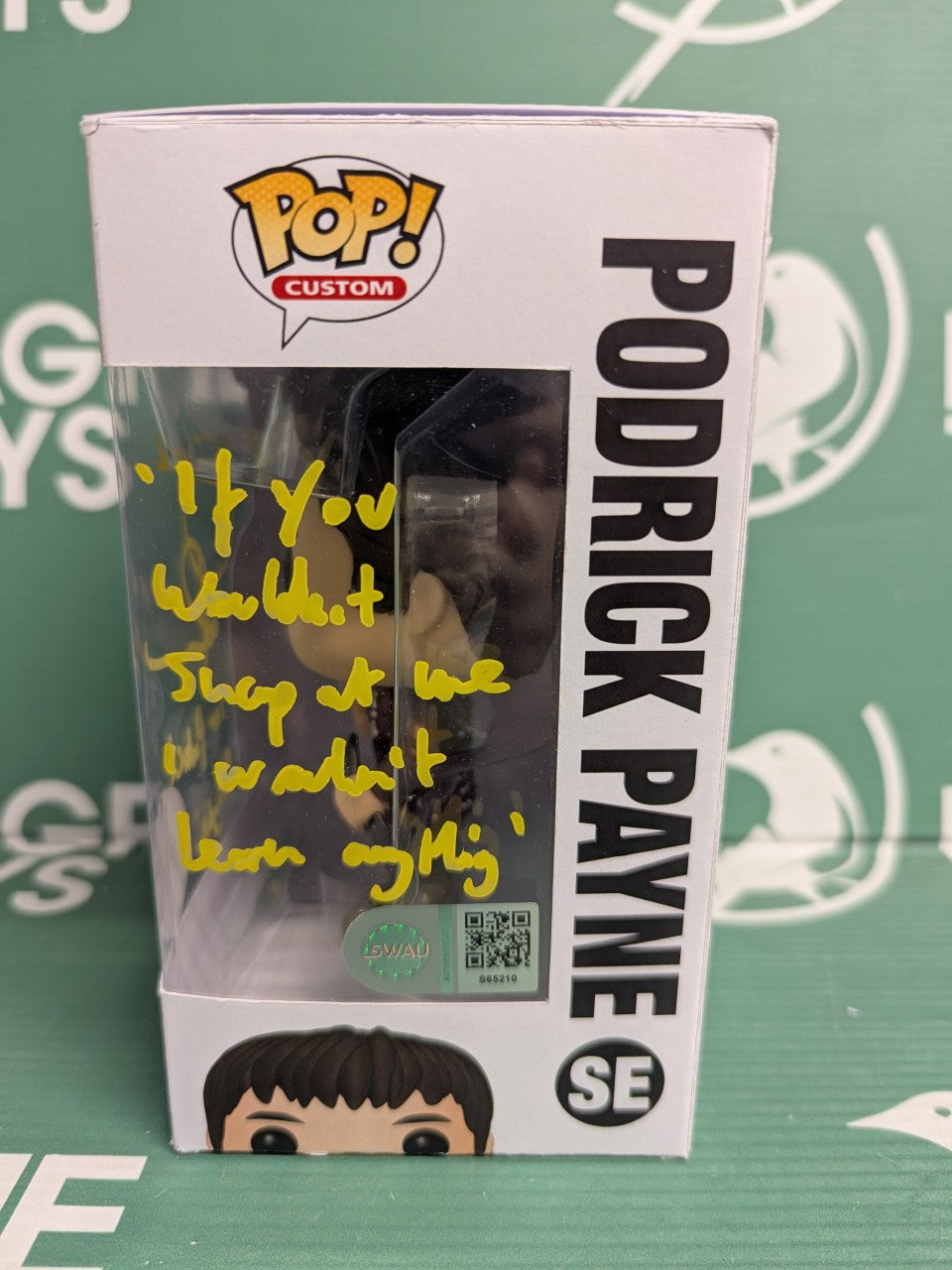 Daniel Portman Signed Podrick Payne Custom Funko Pop - Game of Thrones