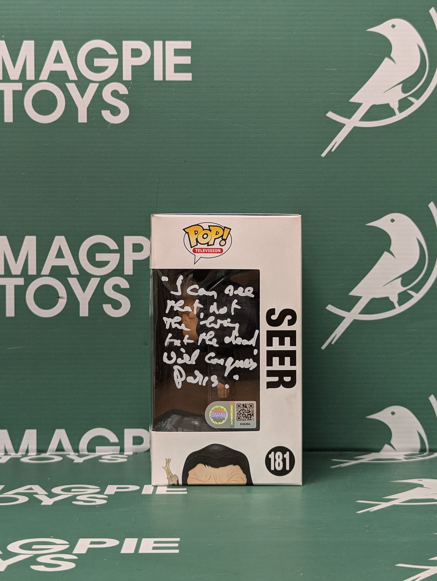 John Kavanagh Signed Seer Funko Pop - Vikings