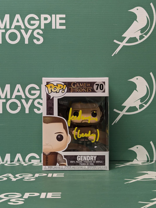 Joe Dempsie Signed Gendry Funko Pop - Game Of Thrones