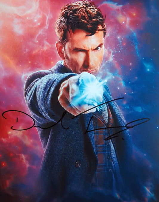 David Tennant Signed 10th Doctor 11x14 Print - Doctor Who