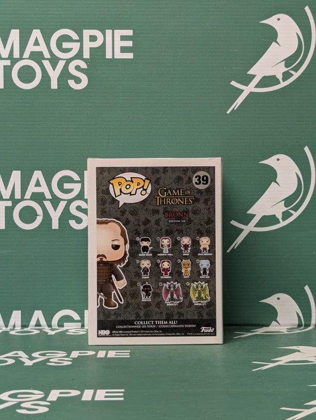 Jerome Flynn Signed Bronn Funko Pop - Game Of Thrones