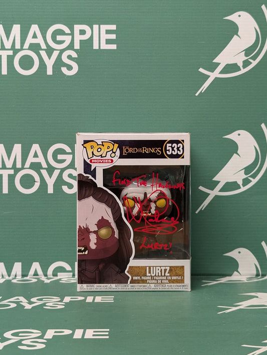 Lawrence Makoare Signed Lurtz Funko Pop