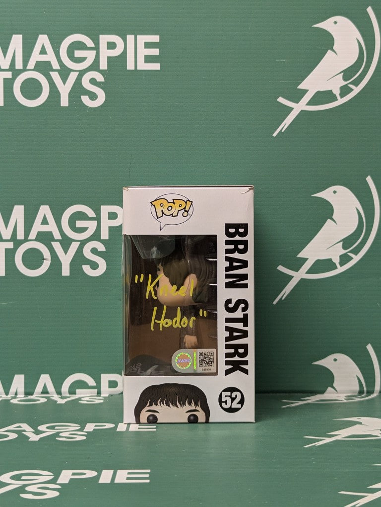 Isaac Hempstead Wright Signed Bran Stark Funko Pop - Game Of Thrones