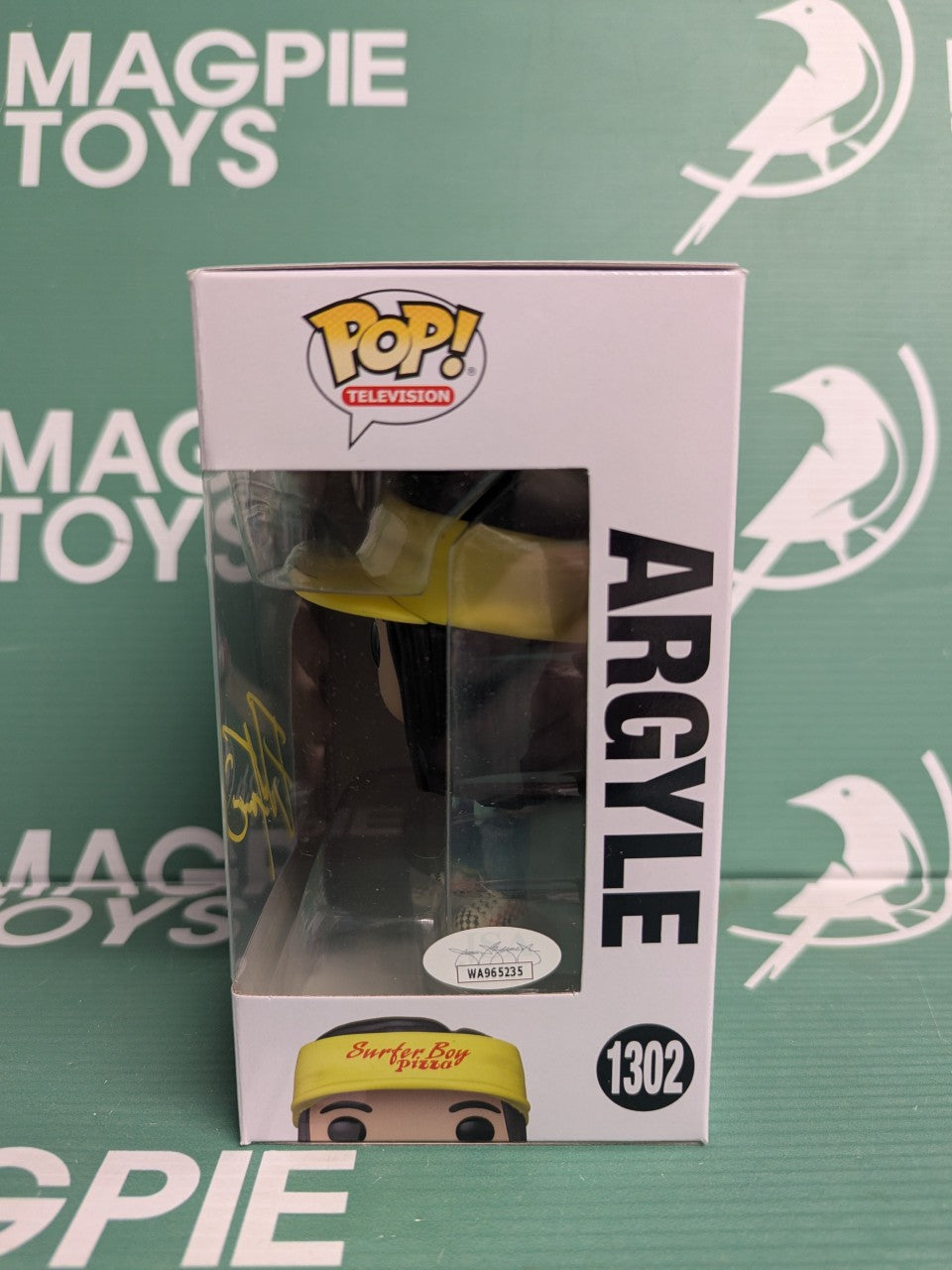 Eduardo Franco Signed Argyle Funko Pop - Stranger Things