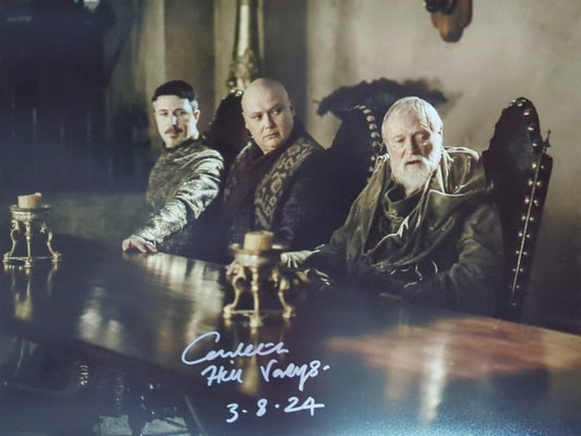 Conleth Hill Signed Lord Varys 12x16 Print - Game Of Thrones