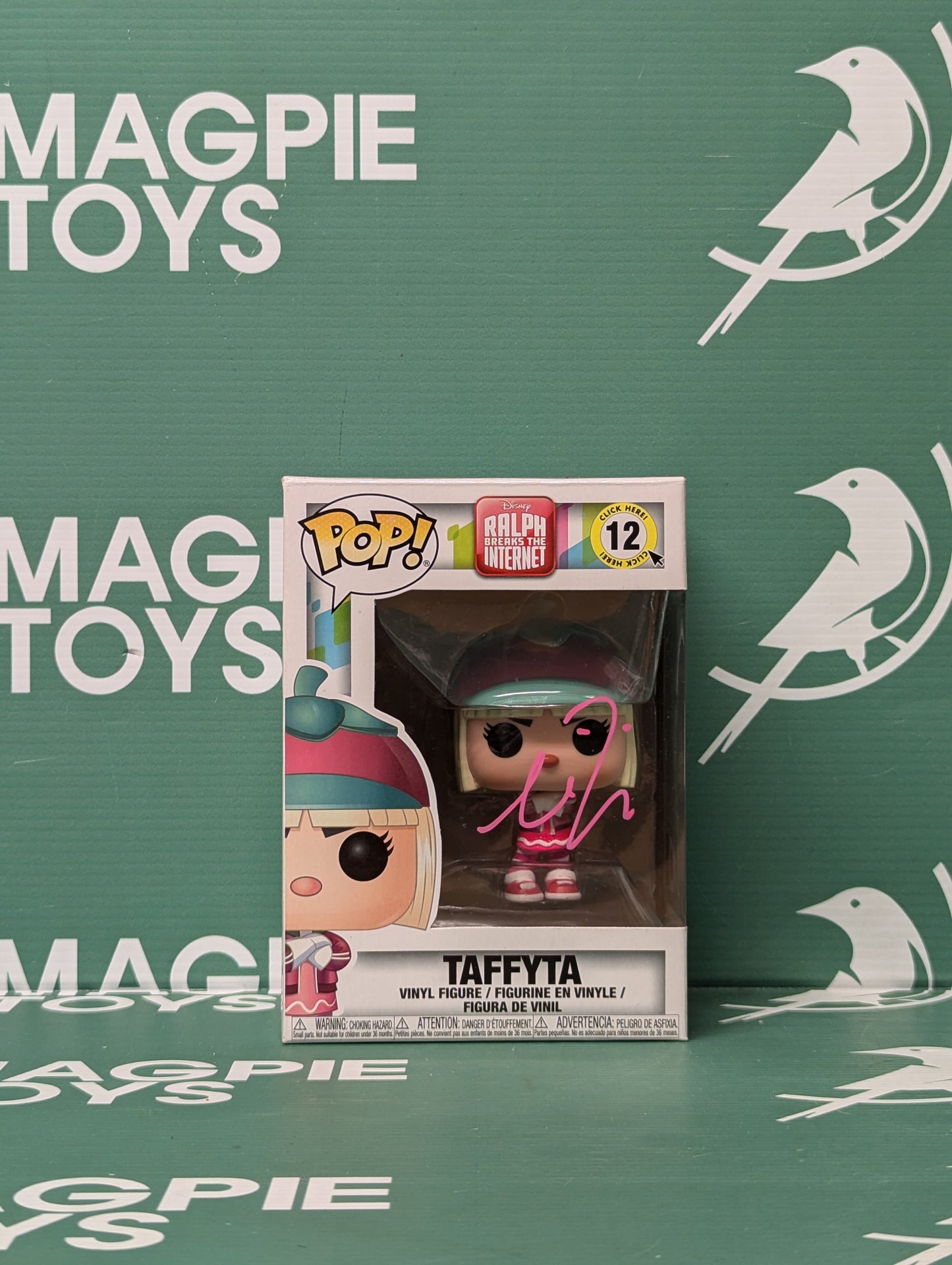 Melissa Villaseñor Signed Taffyta Funko Pop - Wreck It Ralph