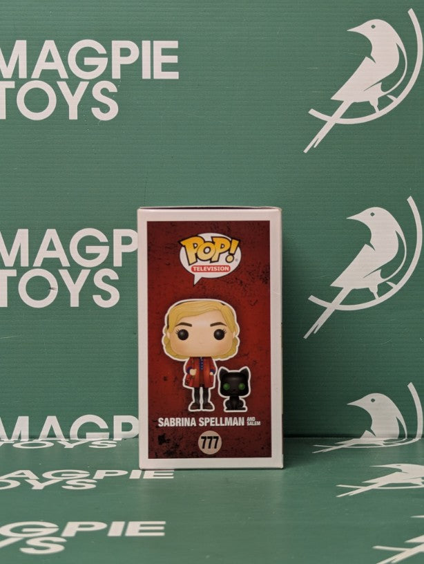 Kiernan Shipka Signed Sabrina Spellman And Salem Funko Pop - Chilling Adventures Of Sabrina