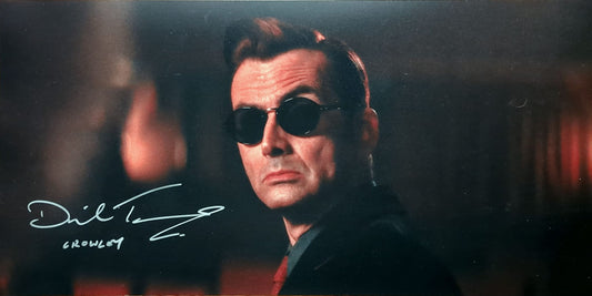 David Tennant Signed Crowley 10x20 Print - Good Omens