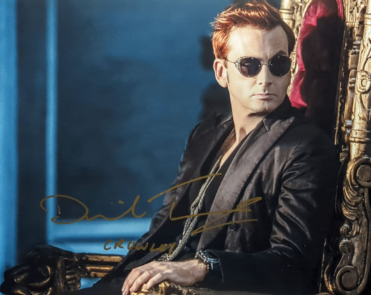 David Tennant Signed Crowley 11x14 Print - Good Omens