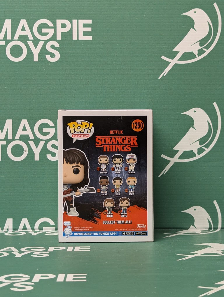 Joseph Quinn Signed Eddie Funko Pop - Stranger Things