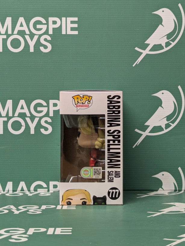 Kiernan Shipka Signed Sabrina Spellman And Salem Funko Pop - Chilling Adventures Of Sabrina