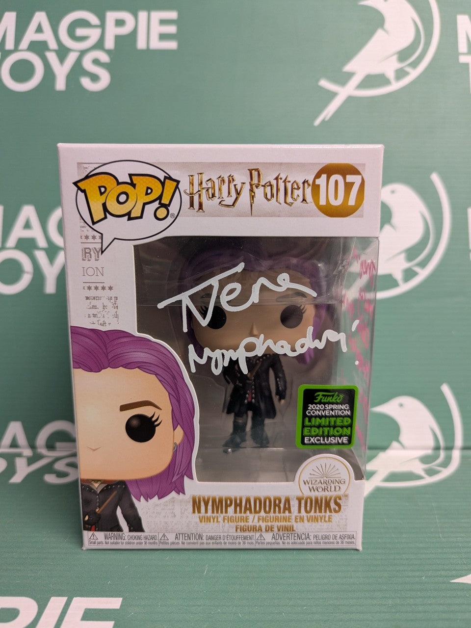 Natalia Tena Signed Nymphadora Tonks Funko Pop - Harry Potter