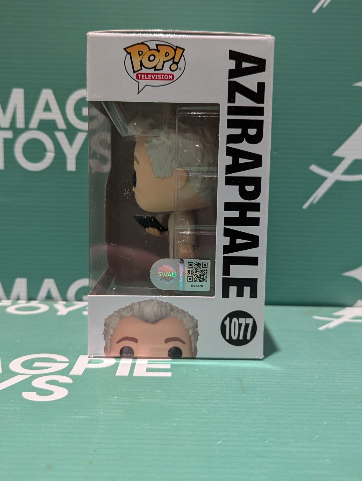 Michael Sheen Signed Aziraphale Funko Pop - Good Omens