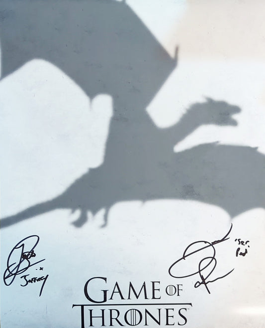 Jack Gleeson & Daniel Portman Signed 16x20 Print - Game of Thrones