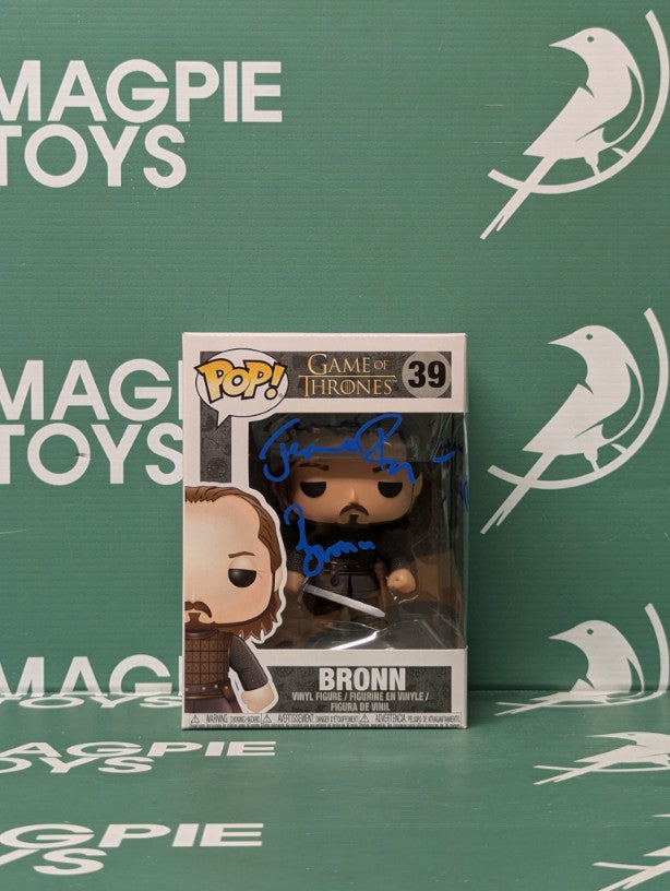 Jerome Flynn Signed Bronn Funko Pop - Game Of Thrones